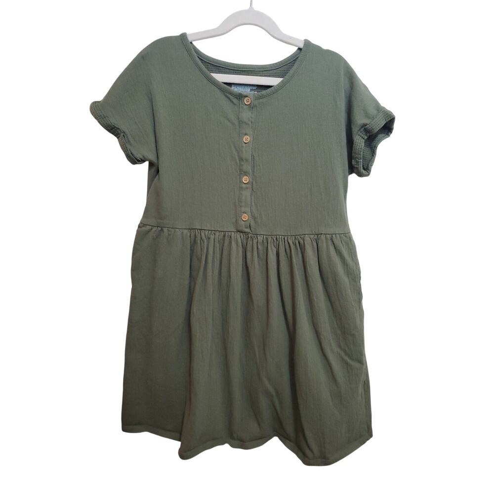 Cat & Jack Girls Dress Green Size 10-12 Large